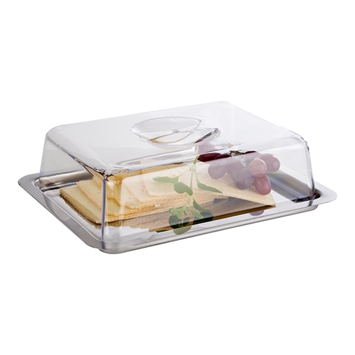 [DTH56336] serveerplateau met afdekkap 25x19cm