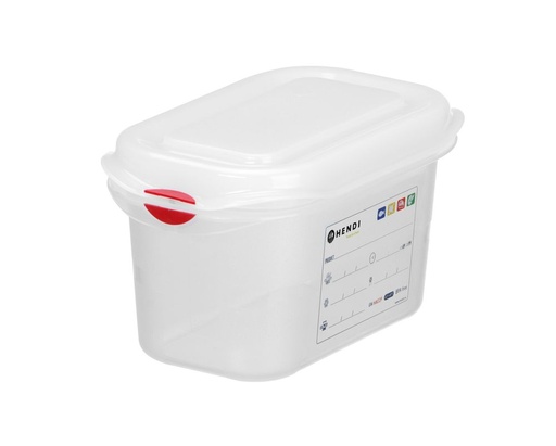 [DTH63840] Hendi - Container GN 1/9 polypropyleen transparant (0,6 l)