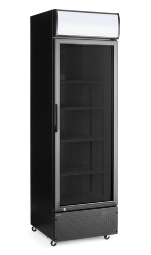 [DTH63923] Backbar koelkast met lichtbak, enkele deur, Arktic, 254L, Zwart, 220-240V/250W, 578x605x(H)1980mm
