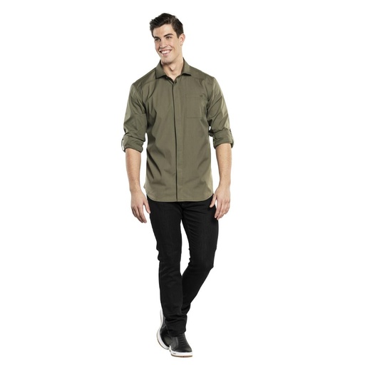 [DTH71711] Chaud Devant Heren Ufx Moss Overhemd L