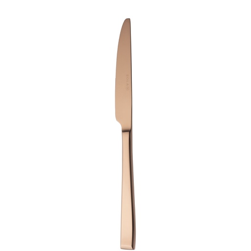 [DTH82064] Sola - Tafelmes Durban 18/10 koper satijn PVD (23,1 cm, 12 stuks)