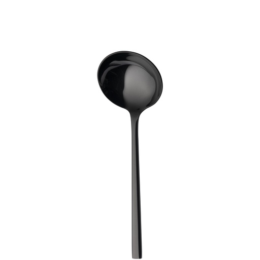 Sola - Sauslepel Montreux 18/10 zwart PVD (19,2 cm)