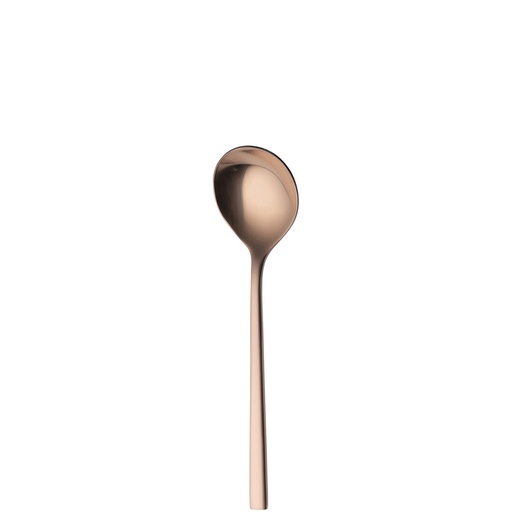Sola - Bouillonlepel Montreux 18/10 koper satijn PVD (17,8 cm, 12 stuks)