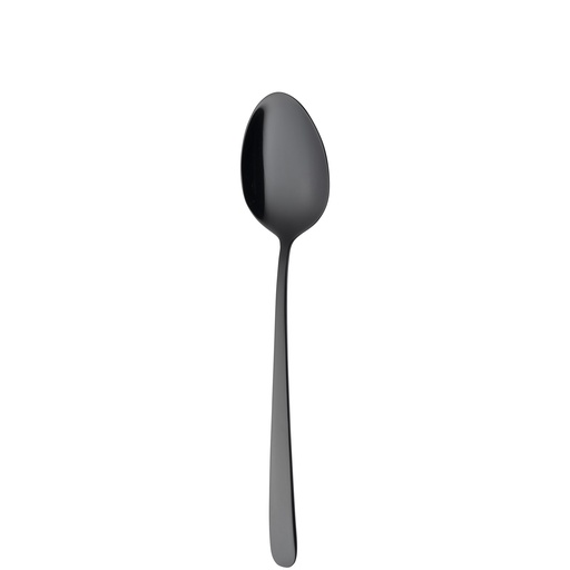 [DTH82272] Sola - Tafellepel Ibiza 18/0 zwart PVD (20,9 cm, 12 stuks)