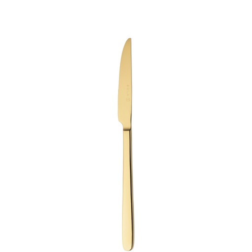 [DTH82345] Sola - Dessertmes Ibiza 18/0 goud PVD (21,1 cm, 12 stuks)