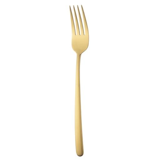 [DTH82379] Sola - Serveervork Ibiza 18/0 goud satijn PVD (23,7 cm)