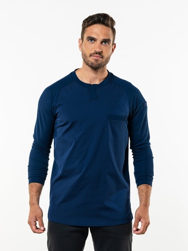 Chaud Devant - Koks-T-shirt Valente UFX navy lange mouw