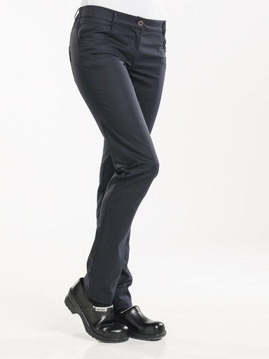 Chaud Devant - Dames koksbroek Skinny zwart stretch