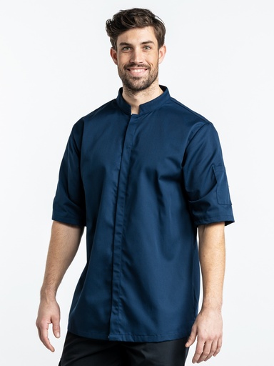 Chaud Devant - Koksbuis Sabor navy korte mouw