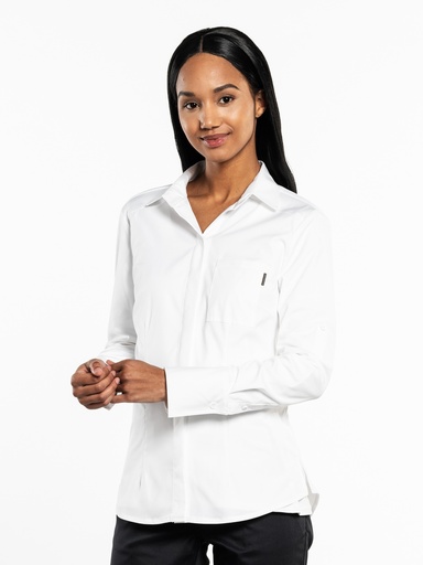 Chaud Devant - Damesblouse FX wit stretch