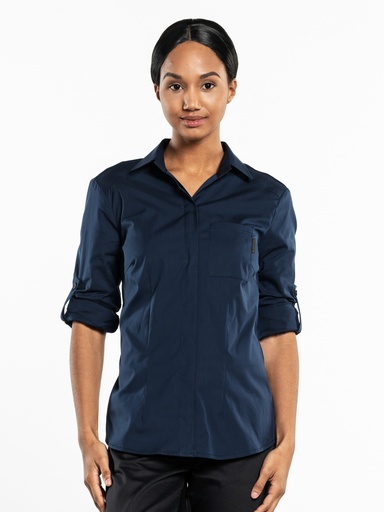 Chaud Devant - Damesblouse FX navy stretch