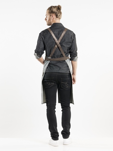[DTH83441] Chaud Devant - Halterschort Forene Cross grijs denim