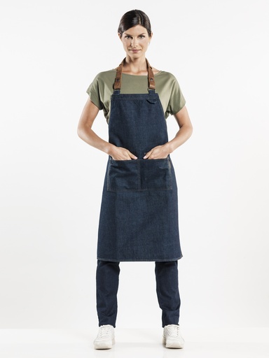 Chaud Devant - Halterschort Forene blauw denim