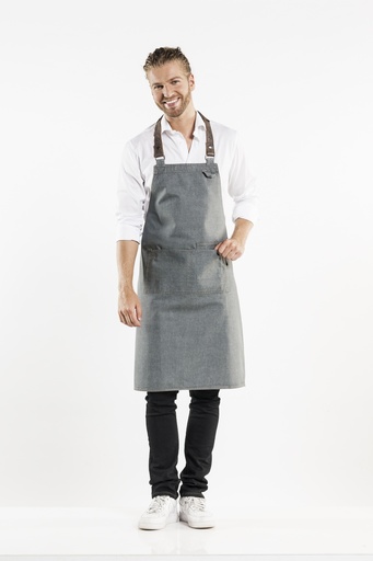 [DTH83443] Chaud Devant - Halterschort Forene grijs denim