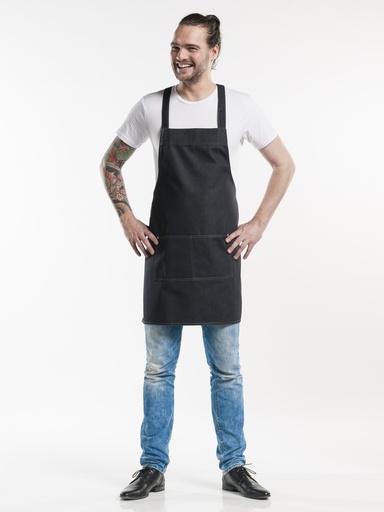Chaud Devant - Halterschort Fusion zwart denim