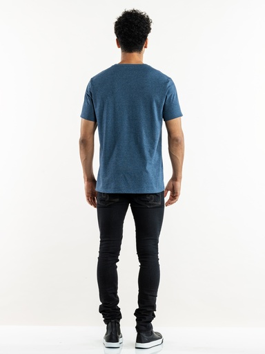 Chaud Devant - T-shirt Ronda blauw gemeleerd