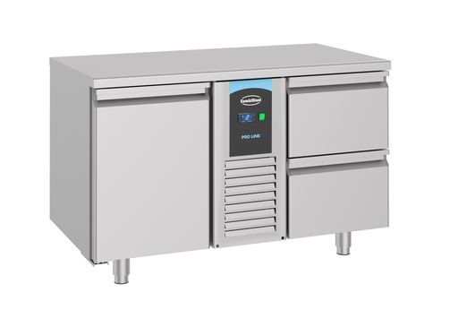 [DTH91612] Combisteel - Koelwerkbank 700 1 deur 2 laden Monoblock Energy Line