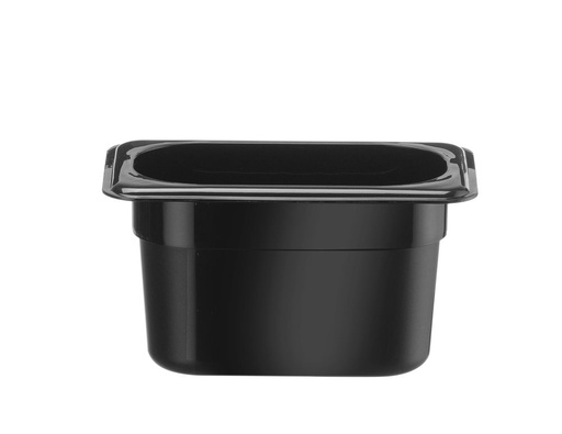[DTH108271] GN 1/9 container, HENDI, Kitchen Line, GN 1/9, 0,8L, Zwart, 175x107x(H)100mm