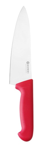 [DTH108844] Hendi - Koksmes, 200 mm, HACCP rood
