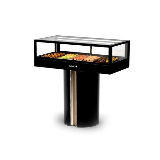 Sayl - Integra T koelvitrine 1200x600x1200 mm zwarte voet