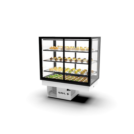 Sayl - Integra Drop-In koelvitrine inbouw 1000x600x815 mm 3 schappen voordeur