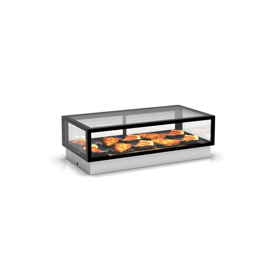 Sayl - Integra Drop-In warmhoudvitrine inbouw 1200x600x265 mm zonder schappen