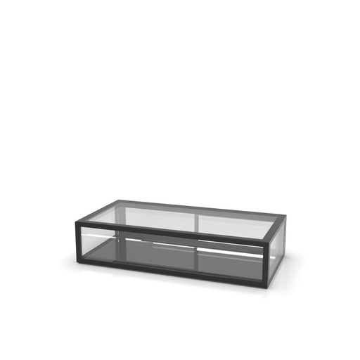 Sayl - Integra neutrale vitrine 1200x600x265 mm zonder schappen