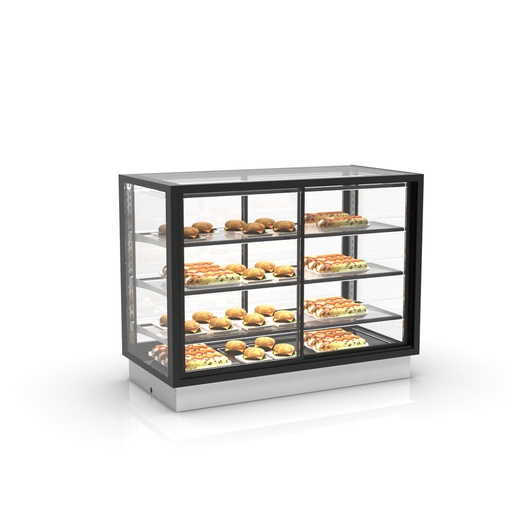 Sayl - Integra Drop-In warmhoudvitrine inbouw 1200x600x815 mm 3 schappen voordeur