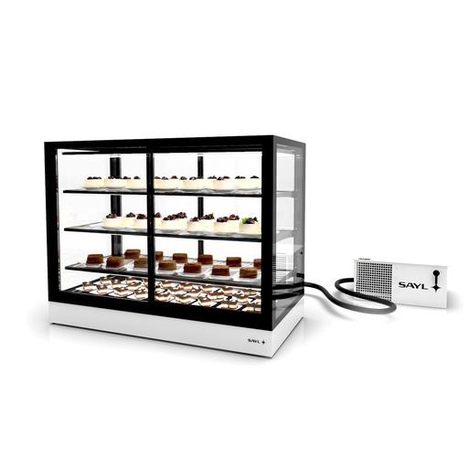 Sayl - Integra Remote koelvitrine opbouw 1200x600x950 mm voordeur met koelgroep