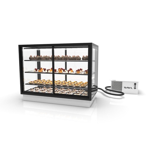Sayl - Integra Drop-In remote koelvitrine inbouw 1200x600x950 mm voordeur