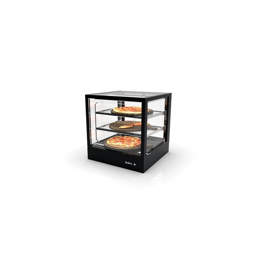 Sayl - Integra opbouw warmhoudvitrine compact 600x600x650 mm 2 schappen grab&go