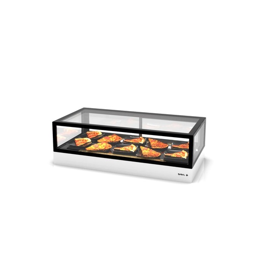 Sayl - Integra opbouw warmhoudvitrine compact 1200x600x400 mm zonder schappen