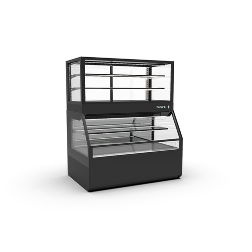 Sayl - Integra Combi koelvitrine h500 op neutrale onderkast 1200x800x1480 mm