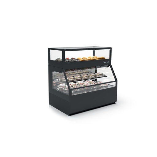 Sayl - Integra Combi neutrale vitrine h265 op koelkast +4/+8 °C 1200x800x1230 mm