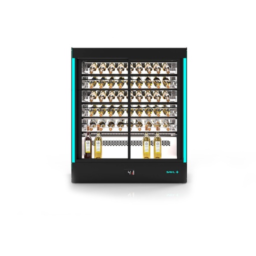 Sayl - Pak wijnkoelvitrine 1015x620x1240 mm deur voorzijde