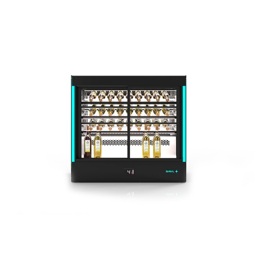 Sayl - Compak wijnkoelvitrine 1015x620x950 mm deuren voor+achter