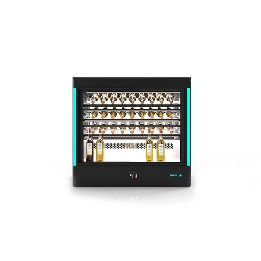 Sayl - Compak wijnkoelvitrine 1015x620x950 mm deur achterzijde