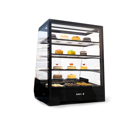Sayl - Tower gekoelde vitrine super compact 710x535x900 mm zwart