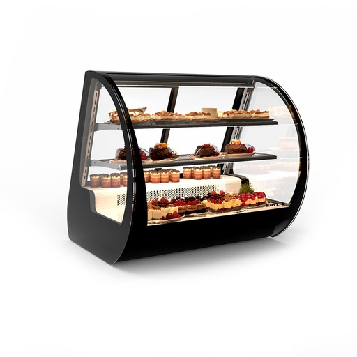 Sayl - Vela gekoelde vitrine 800x700x740 mm met LED
