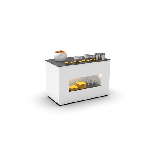 Sayl - buffetmeubel neutraal 1300x700x875 mm met bordenruimte