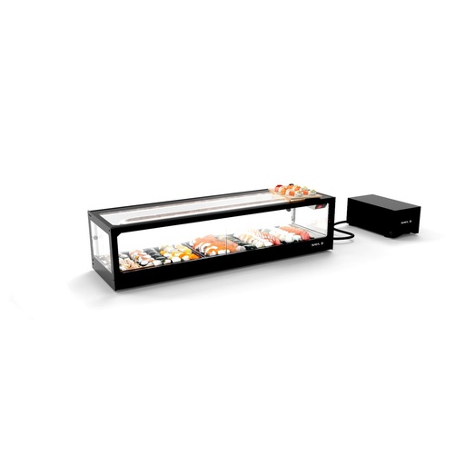 Sayl - Logic Sushi sushivitrine vlakke bak 1190x380x300 mm met koelgroep
