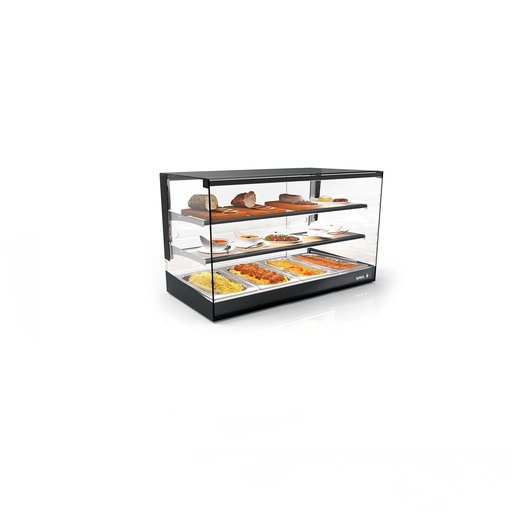 Sayl - Logic Triple warmhoudvitrine bain-marie 840x395x460 mm