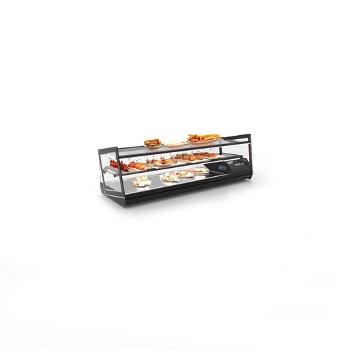 Sayl - Kube gekoelde tapasvitrine vlakke bak 970x395x360 mm