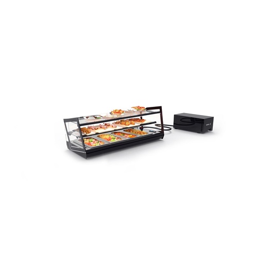 Sayl - Kube gekoelde tapasvitrine GN 850x385x360 mm met koelgroep