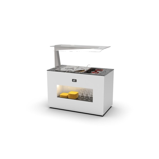 Sayl - Buffet Modular koelmodule island koude plaat 150 mm 1300x700x1400 links