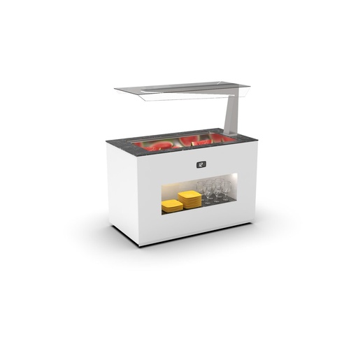 Sayl - Buffet Modular koelmodule island geventileerd 150 mm 1300x700x1400 rechts