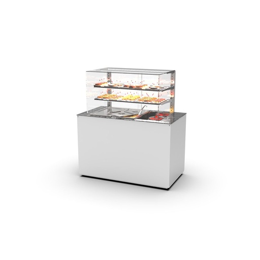 Sayl - Buffet Modular koelmodule vision koude plaat 150 mm 1300x700x1390 borden achter