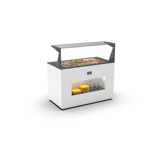 Sayl - Buffet Modular koelmodule self-service koude plaat 65 mm 1300x700x1285 borden voor