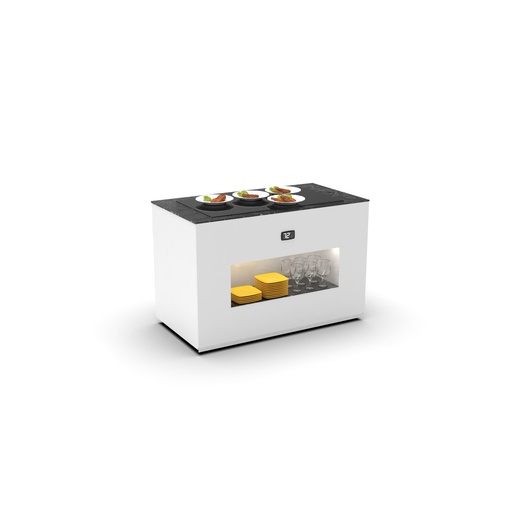 Sayl - Buffet Modular verwarmde basismodule glasplaat 1300x700x875 mm