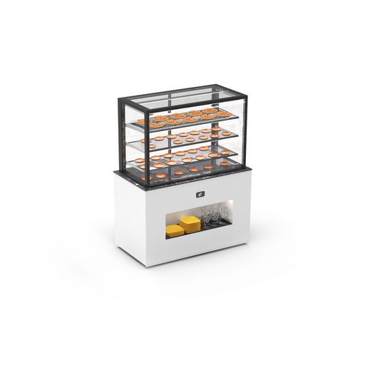 Sayl - Buffet Integra 120 verwarmde vitrinemodule 1300x700x1720 3 legpl. toegang achter